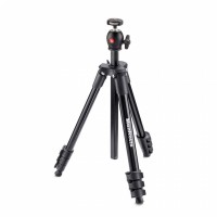 Manfrotto Compact Light Aluminum Tripod with ball head (Black)