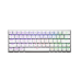 SK622 Silver White Clicky Mechanical Keyboard (Blue) 