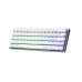 SK622 Silver White Clicky Mechanical Keyboard (Blue) 